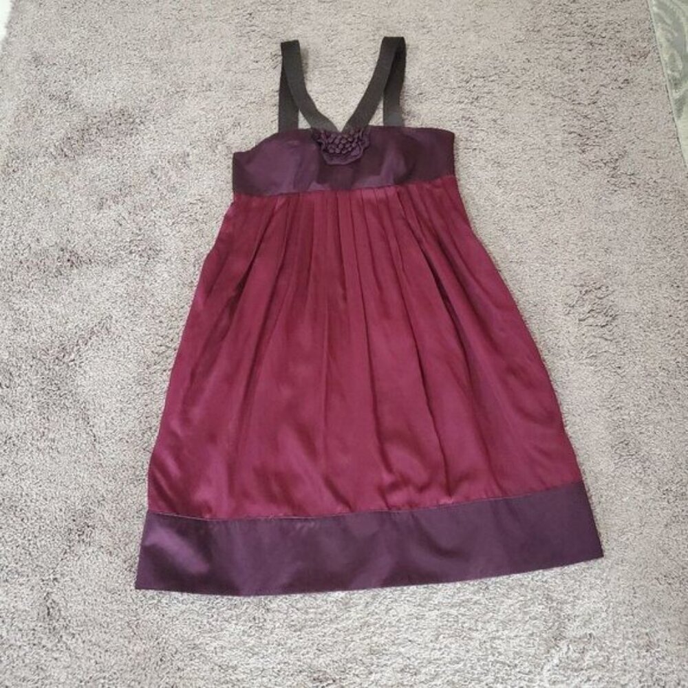 Club Monaco Womens Silk Blend Pleated Dress Sz 4